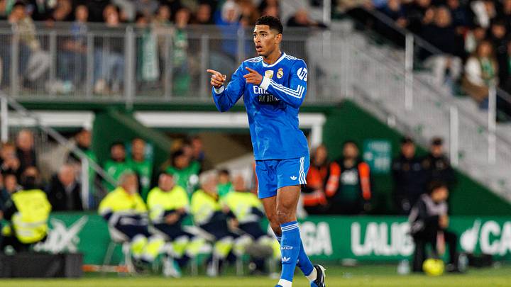 Jude Bellingham celebrates against Elche